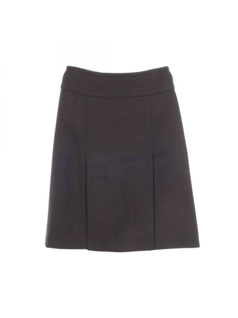 Dolce & Gabbana Skirt Slit Wool Lining Leopard